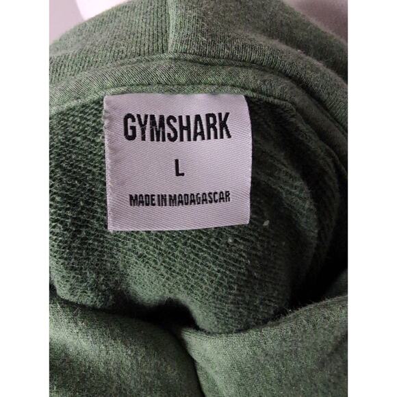 Gymshark Lg green rest day sweats shark logo sweatshirt hoodie - Picture 7 of 9
